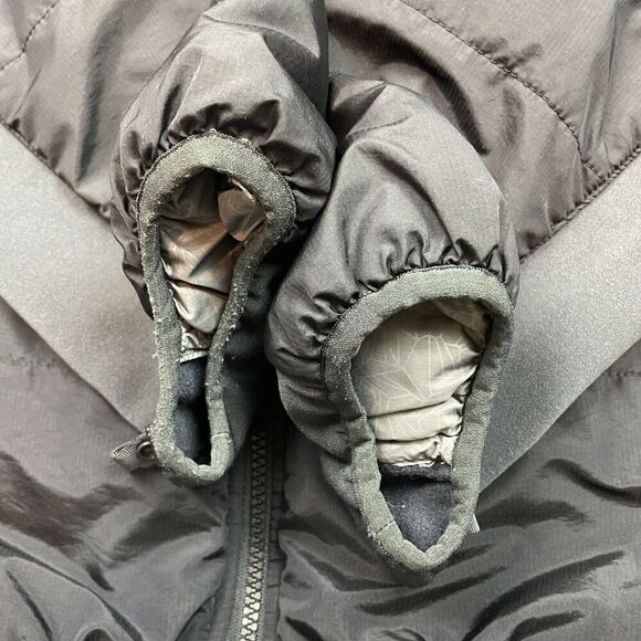 The North Face Jacket Mens Large Black Puffer Outdoor Hiking Camping Full Zip - Picture 5 of 15